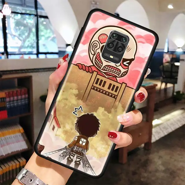 Anime attack on Titan Phone case for Xiaomi Redmi Note 7 8 9 Pro 8T 9S 6 6A 7A 8A 9A 9C K20 K30 Pro Black Silicone Soft Cover B11