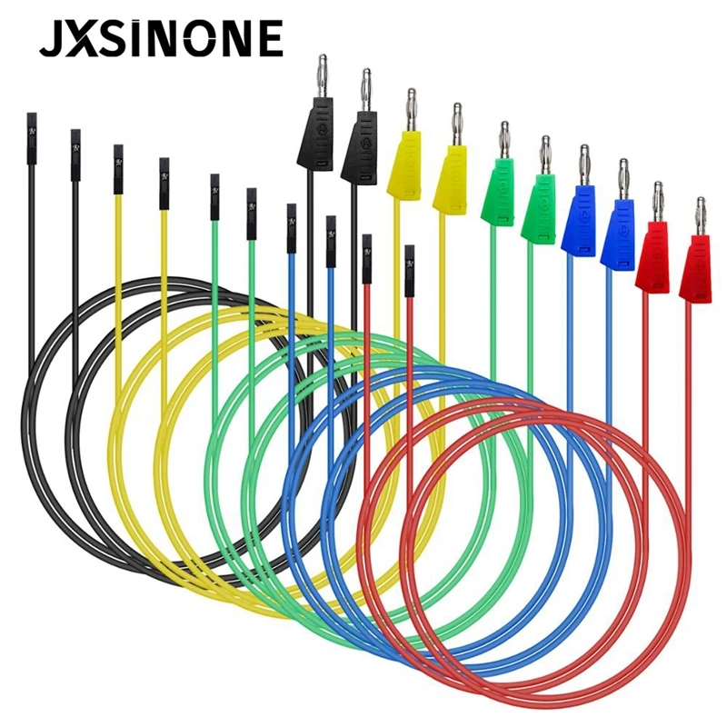 StackableBananaPlugtoMaleFemaleJumper26AWGtestleadBindingPosttoSolderless