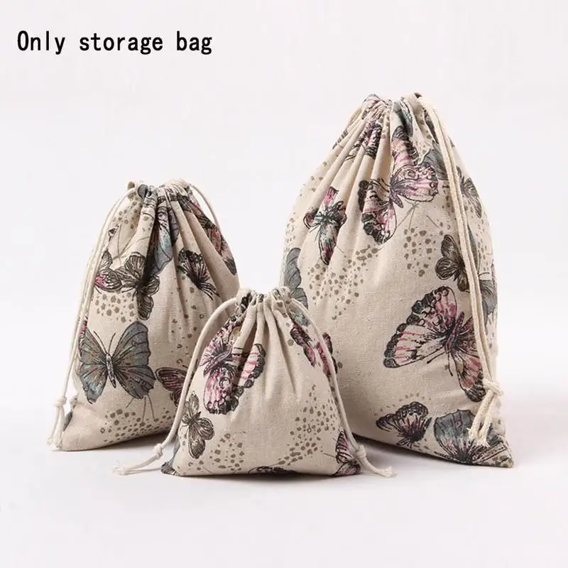 С фабрики хлопок Льняная сумка для хранения с завязкой сумка на шнурке taobao Взрывные Модели