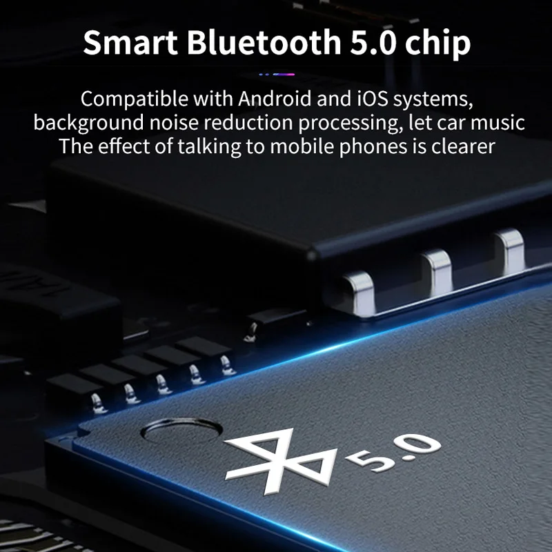 JaJaBor Bluetooth 5,0 автомобильный комплект громкой связи fm-передатчик AUX аудио беспроводной автомобильный mp3-плеер Быстрая зарядка QC3.0 автомобильное зарядное устройство