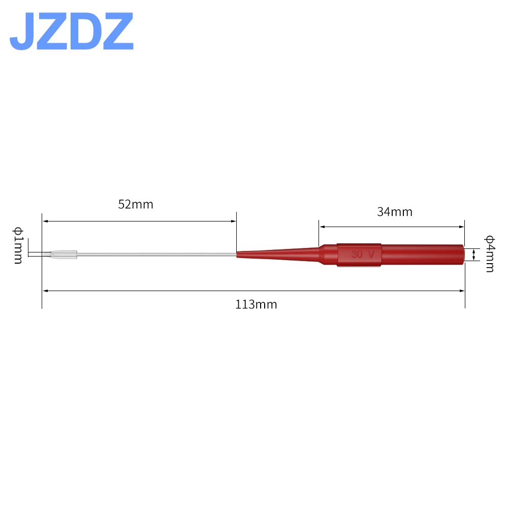 전기 DIY 작업에 유용한 JZDZ 테스트 프로브 바늘 멀티 타이머