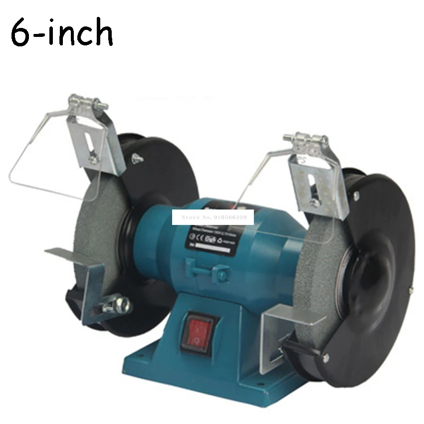 

MD3212-1 5-inch 6-inchMulti-Functional Bench Grinder Rotary Grinder Polishing Machine 2956r/min Desktop Grinding Machine 220V