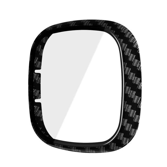 Matte Protective Case for Fitbit versa 3/Sense Cover Screen Protector Full Protective Shell for Versa 3/Sense Accessorie Texture