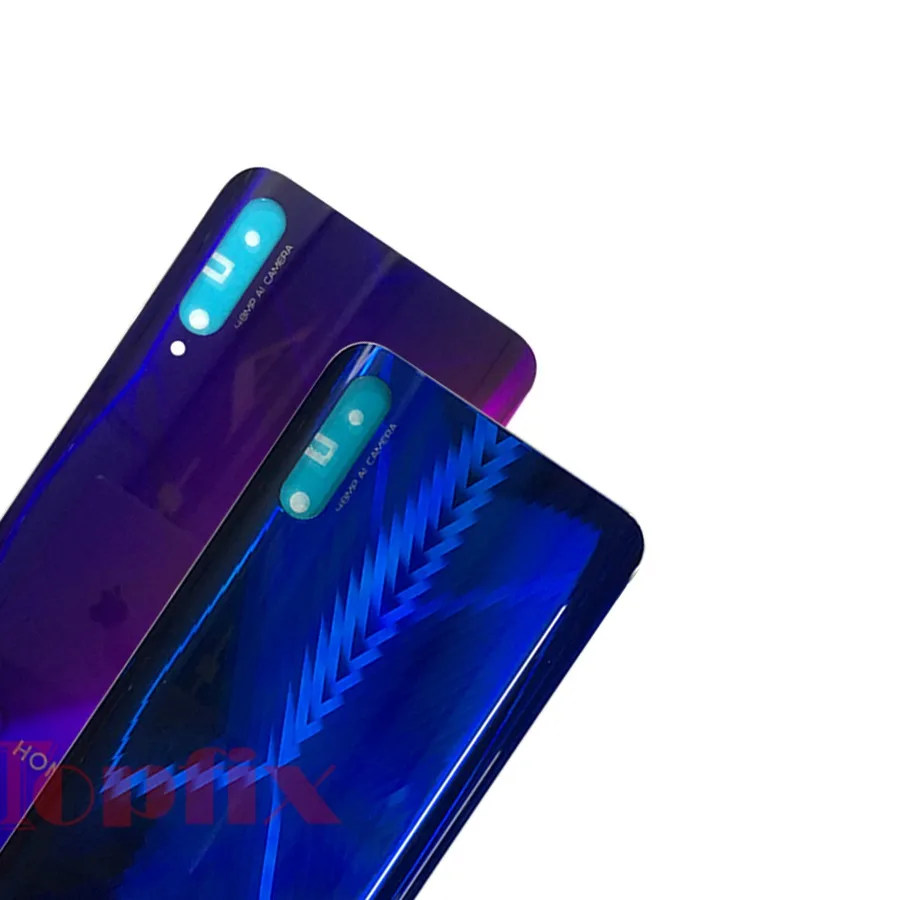 huawei honor 9x задняя крышка батарейного отсека Дверь Задняя стеклянная крышка корпуса huawei honor 9X Pro Крышка батарейного отсека с объективом камеры