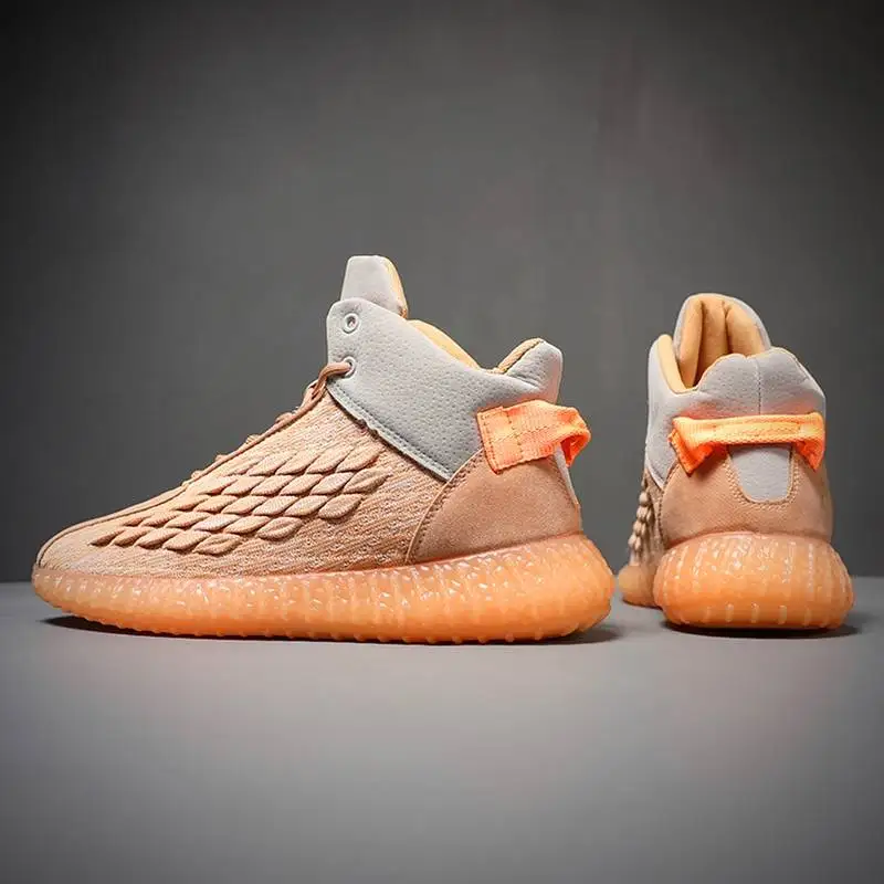 2019 Autumn high top Warm and breathable sports shoes Fashion handsome personality light soft Running Coconut Casual Shoes | Спорт и