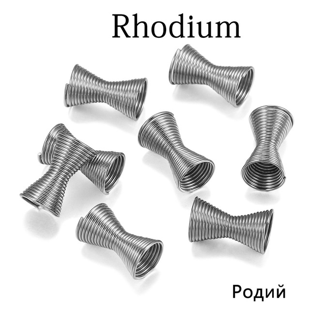 Metal Spring Funnel Shape Spacer Beads Caps Beading DIY Findings End Caps Bead Stoppers For Jewelry Makings Accessories