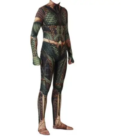 Kids Aquaman костюм зентай для косплея Arthur Curry Orin боди супергероя костюм комбинезоны - Цвет: Kids