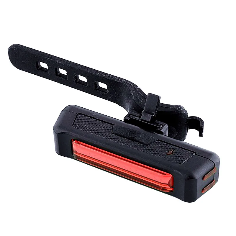 USB аккумуляторная Хвостовая габаритный задний фонарь для мотоцикла лампа задний фонарь Raypal дождь водонепроницаемый яркий светодиодный велосипедные фары 6 режимов Горячий - Цвет: Красный