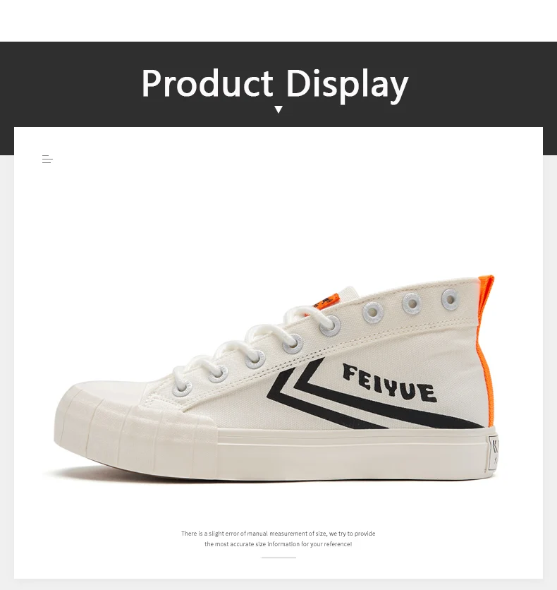 Feiyue 2155 Новинка, холст, туфли с высоким голенищем, с подошвой из вулканизированной спортивная обувь женские туфли на плоской подошве Для мужчин 4 цвета Повседневная дышащая обувь