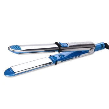 

Professional Hair Straightener Curler Titanium Flat Iron Ceramic Hair Iron Curling Iron LED Display Salon Electric Straightening