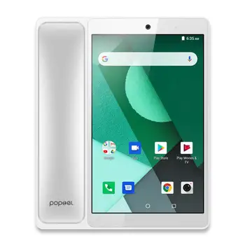 شراءهاتف محمول ذكي من Poptel بتصميم جديد لعام 2020 بشاشة 8 بوصات وذاكرة وصول عشوائي 2 جيجابايت/16 جيجابايت ومزود بتقنية البلوتوث يعمل بنظام تشغيل أندروي...