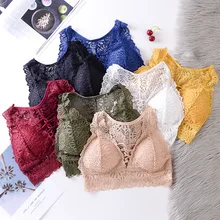 Женский кружевной топ с мягкими бретельками, топ с цветочными кружевами, топ размера плюс, женское сексуальное нижнее белье