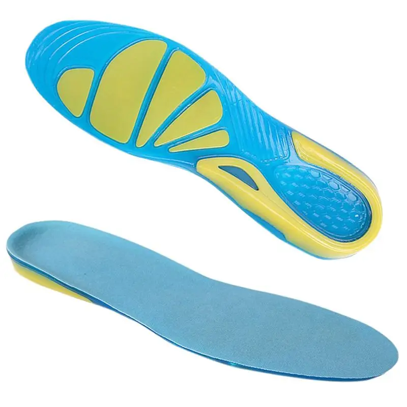 

Orthotic Insoles - Gel Insoles for Plantar Fasciitis Flat Feet with Arch Support Sports Running Jogging Walking S