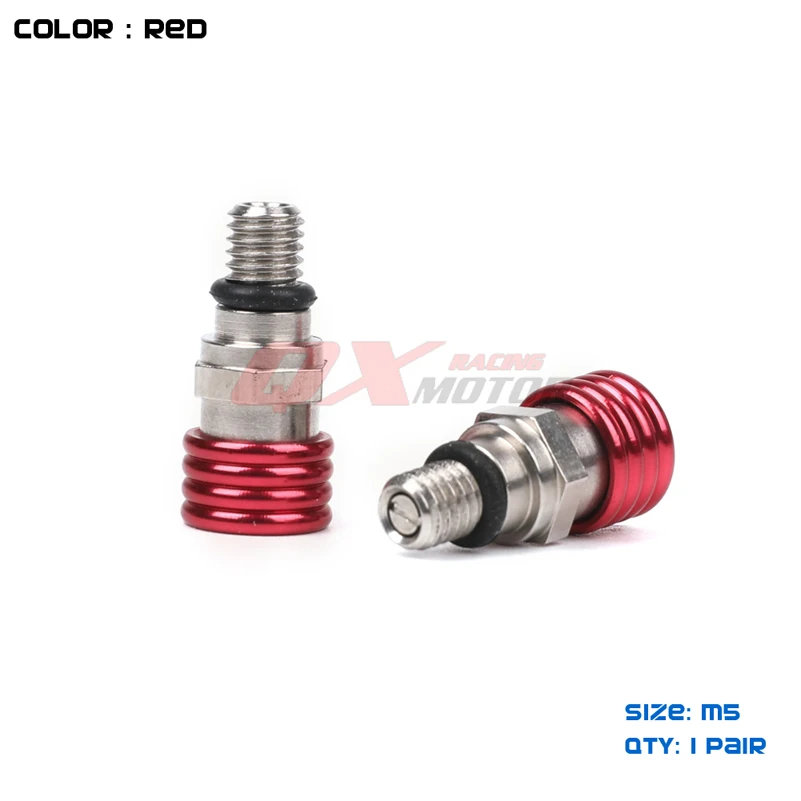 Front Fork Air Bleeder Relief Valve for MX Dirt Bikes and Motorcycles