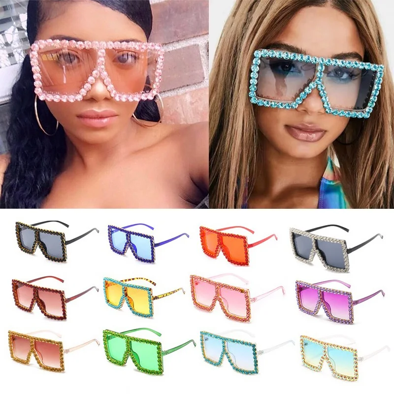 Gafas de sol cuadradas de gran tamaño para mujer, lentes sol cuadradas gran