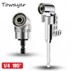 105 Degree Angle Screwdriver Set Holder Adapter Adjustable Bits Nozzles Angle Screw Driver Tool 1/4