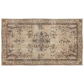 

Handmade Natural Vintage Turkish Area Rug 141x242 Cm-4'8''X7'11''