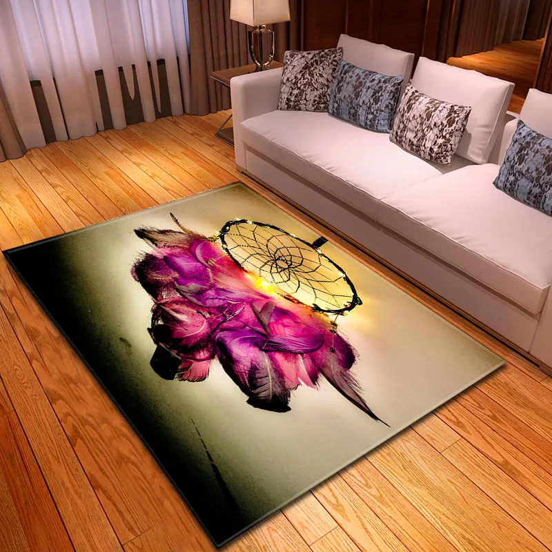 Скандинавский домашний декор, ковры для гостиной, фланелевые мягкие прикроватные коврики для детской комнаты, игровой коврик, 3D ковер для гостиной, Ловец снов