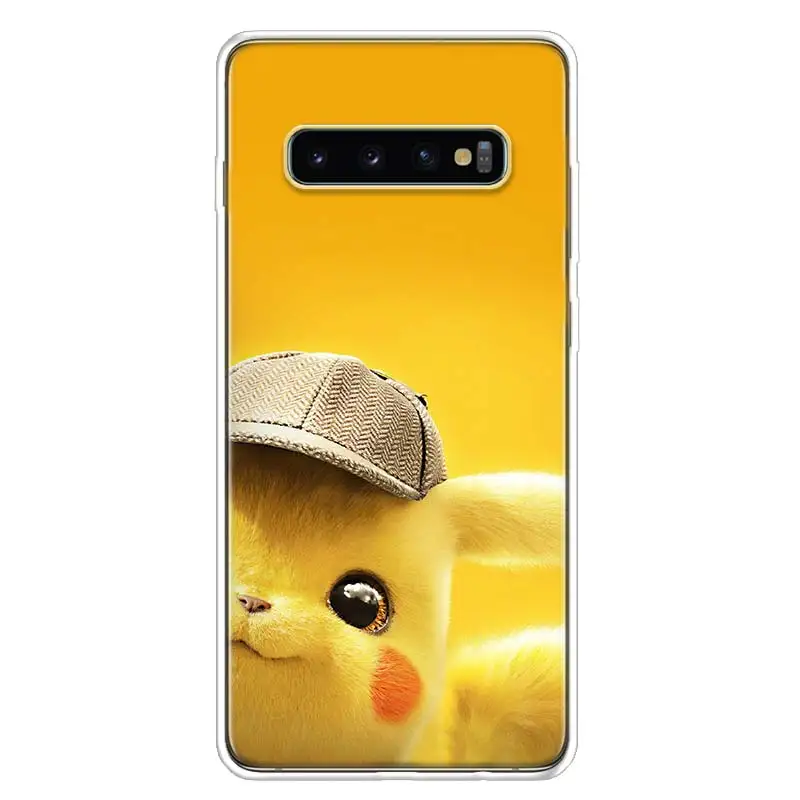 Пикачу обложка фильма чехол для телефона для samsung Galaxy S10+ Note 10 9 8 S9 S8 J4 J6 J8 плюс S7 S6 корпус под плетенную сумку - Цвет: TW003-6