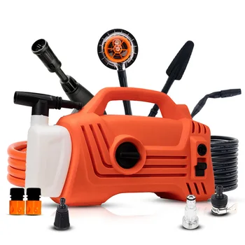 

LT220 220V Series motor high pressure cleaner portable car washer vehicle washing floor cleaning device 1.2W 100bar 5.5L/min