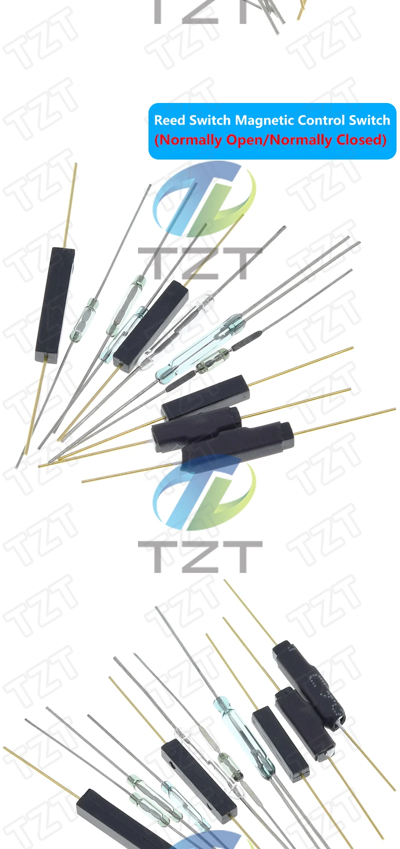 10 Stück Reed-Schalter Magnetschalter normalerweise offen/normalerweise geschlossen Magnetischer Konvertierungssensor Induktionsschalter für Arduino – Detail 16