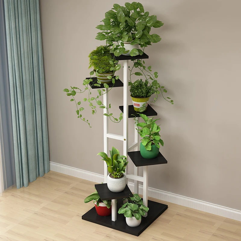

New Living Room Home Flower Shelf Multi-storey Indoor Special Step-type Space Space Orchid Meat Green Green Economical