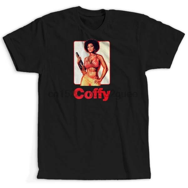 Новая футболка Coffy Pam Grier American Blaxploitation с рисунком из 100% хлопка | Мужская одежда