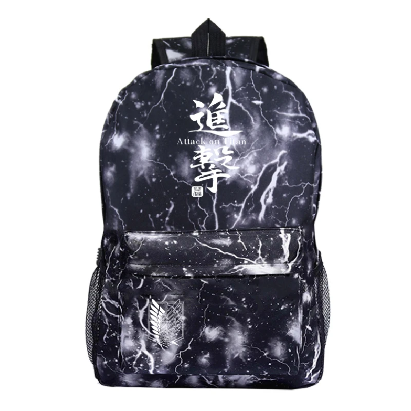 4 Mochila Hombre; обувь для косплея по аниме «атака на Титанов» 1 путешествия рюкзак школьный Для Мужчин Книга сумка рюкзак для ноутбука Для женщин большой емкости женский нейлоновый рюкзак Sac A Dos Femme plecak - Цвет: 4