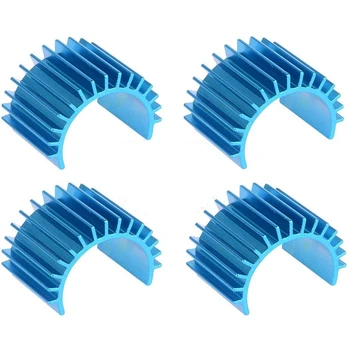 

Aluminum 370 380 Motor Heat Sink Heatsink Cooling Fins for RC HSP Tamiya Traxxas 1/16 Car (Pack of 4)