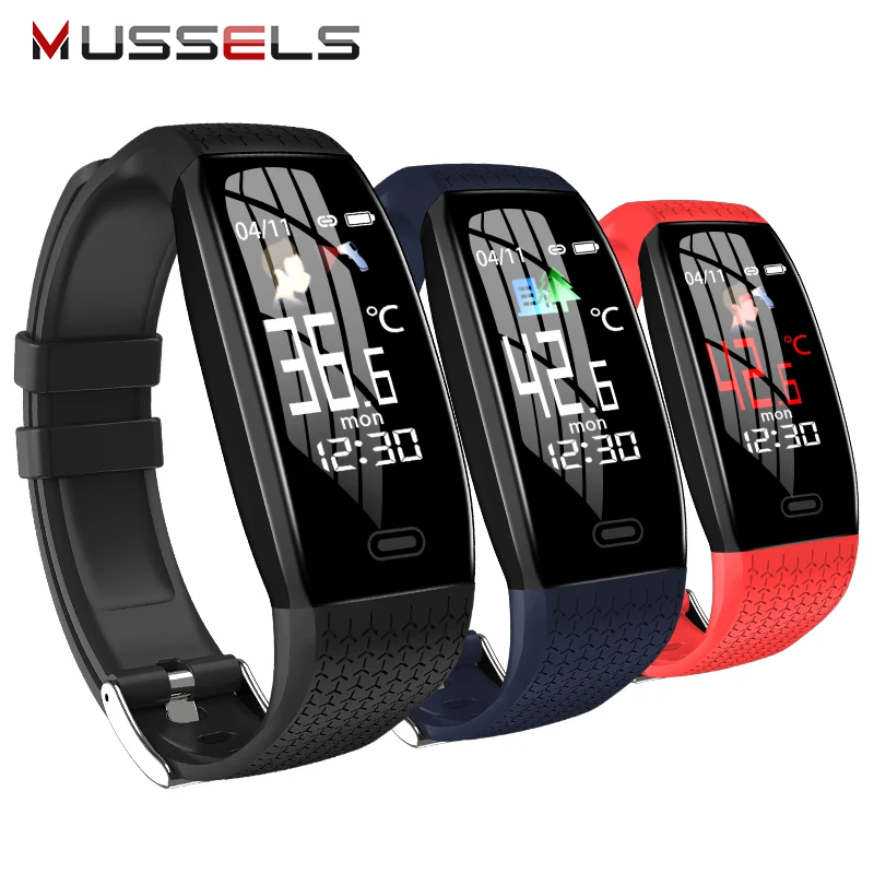 Fitness bracelet Wristband Body Temperature Monitor Waterproof Tracker Call Reminder Sport Mode Smartwatch Men Women | Электроника
