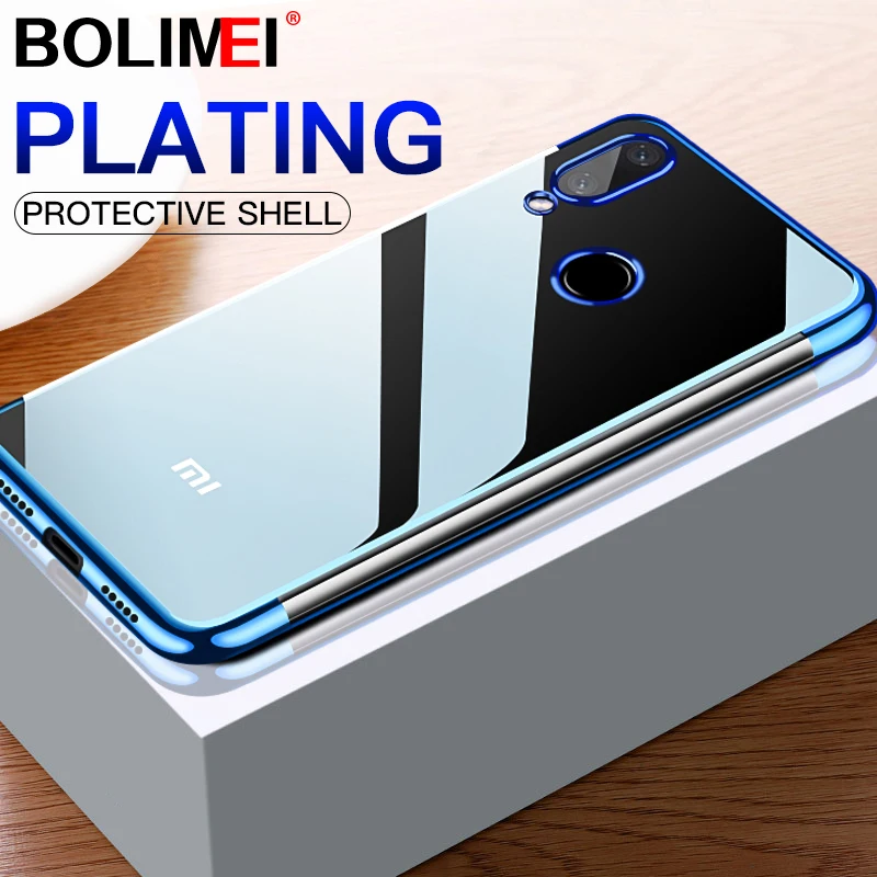 

Cases For Xiaomi Redmi Note 4 4x 6 5 Pro Note 7 Pro Plating TPU Soft Silicone Transparent Cover Phone case For Redmi 7 6 6A Case