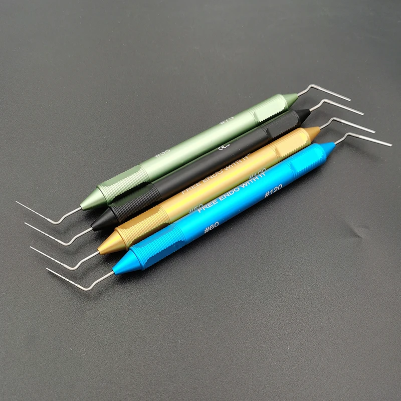 4pcs Nickle titanium Dental Gutta Percha Filler Stainless Steel Gutta