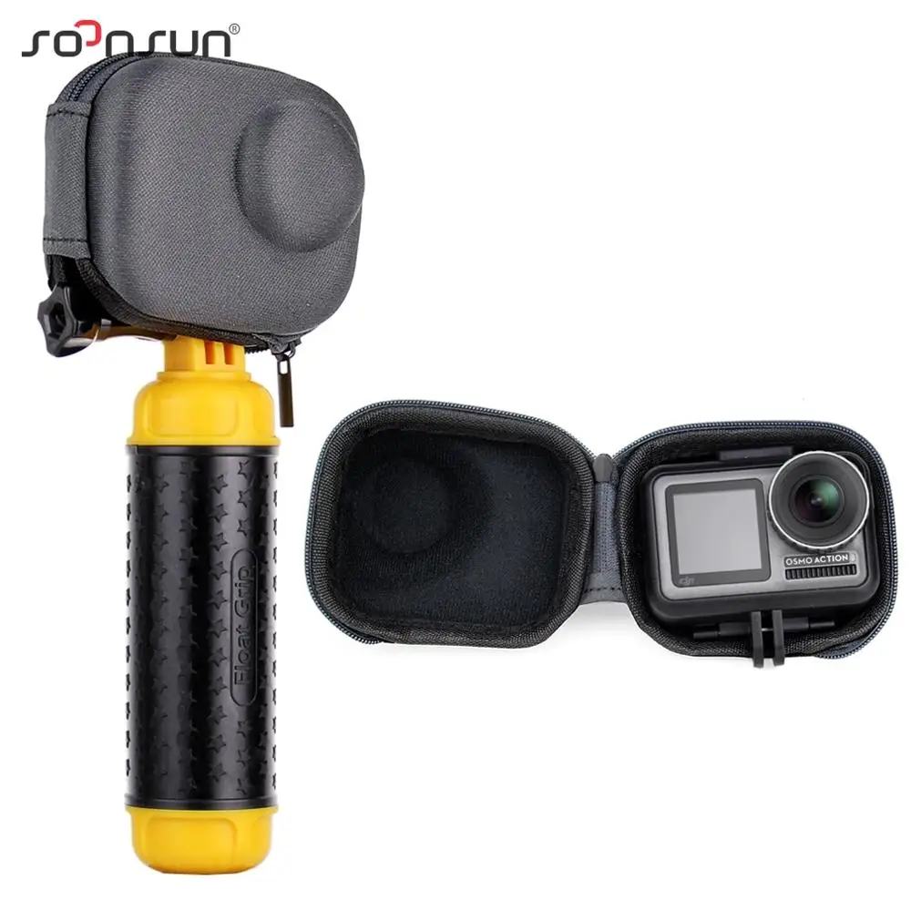 

SOONSUN Mini Shockproof Storage Portable Case Carrying Bag Protective Box for DJI Osmo Action Sports Camera Cases Accessories