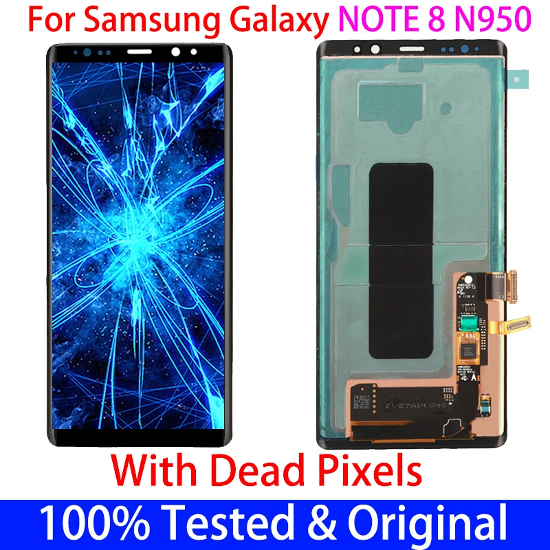 Оригинальный дисплей 6 3 дюйма с мертвыми пикселями ЖК-дисплей для SAMSUNG Galaxy Note8 N9500