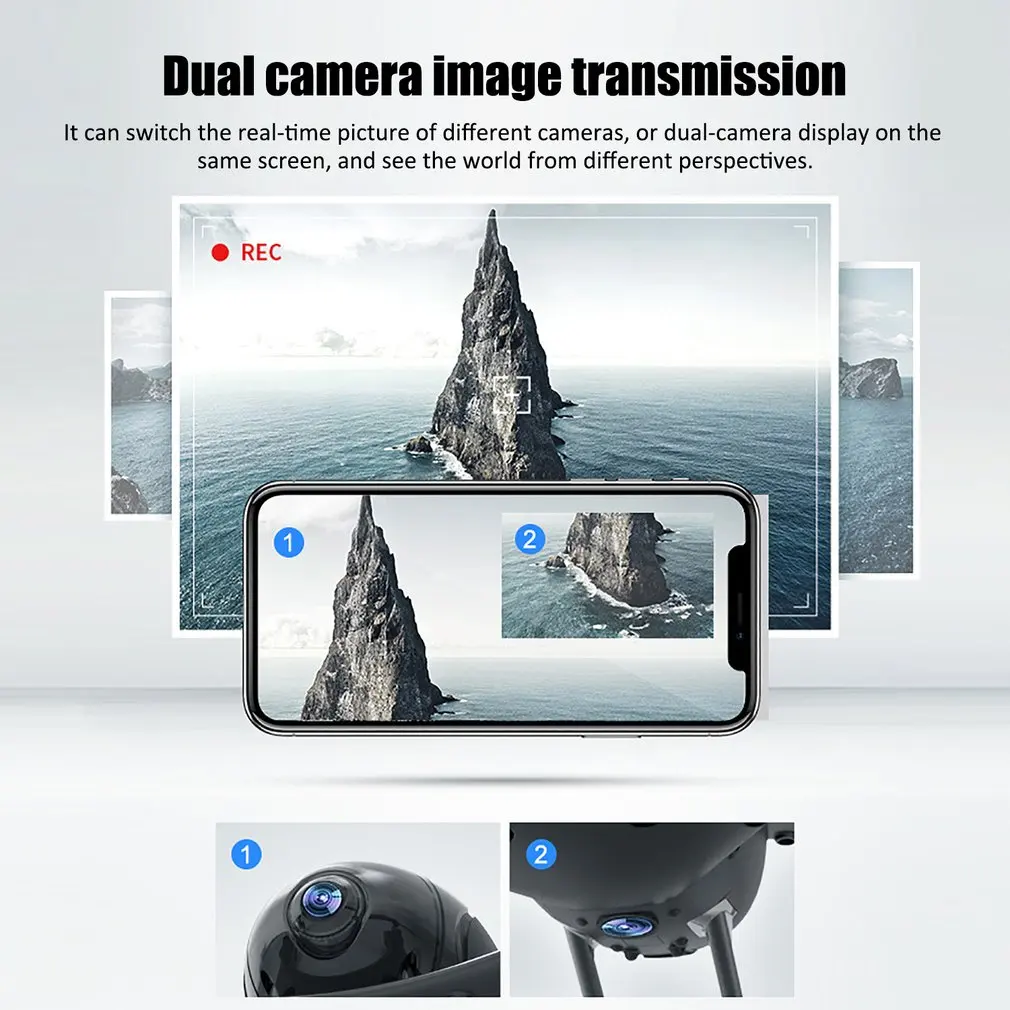 4K camera 4K HD камера Дрон с камерой HD оптический поток позиционирования Квадрокоптер высота удержания FPV Квадрокоптеры RC вертолет - Цвет: 4K camera