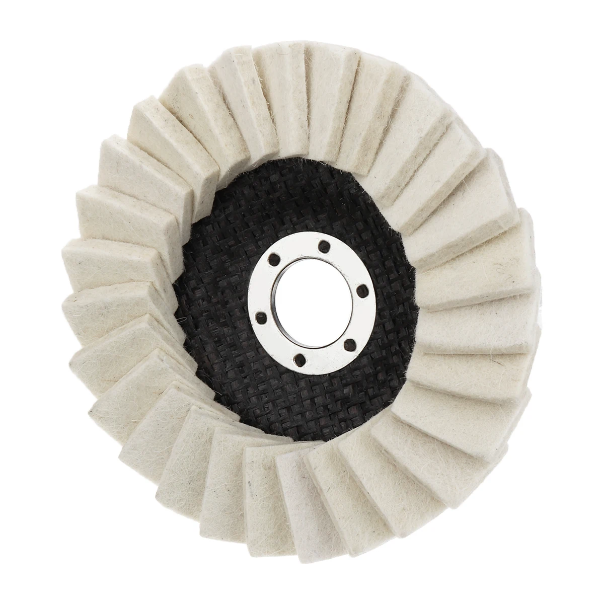 Wool Polishing Wheel 125*22mm Louver Wool Polishing Wheel Stone Metal Surface Buffing Quick polishing Grinder Disc Tool