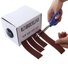 4 rouleaux de papier pour le travail du bois (25x150mm/rouleau), 400 – 600