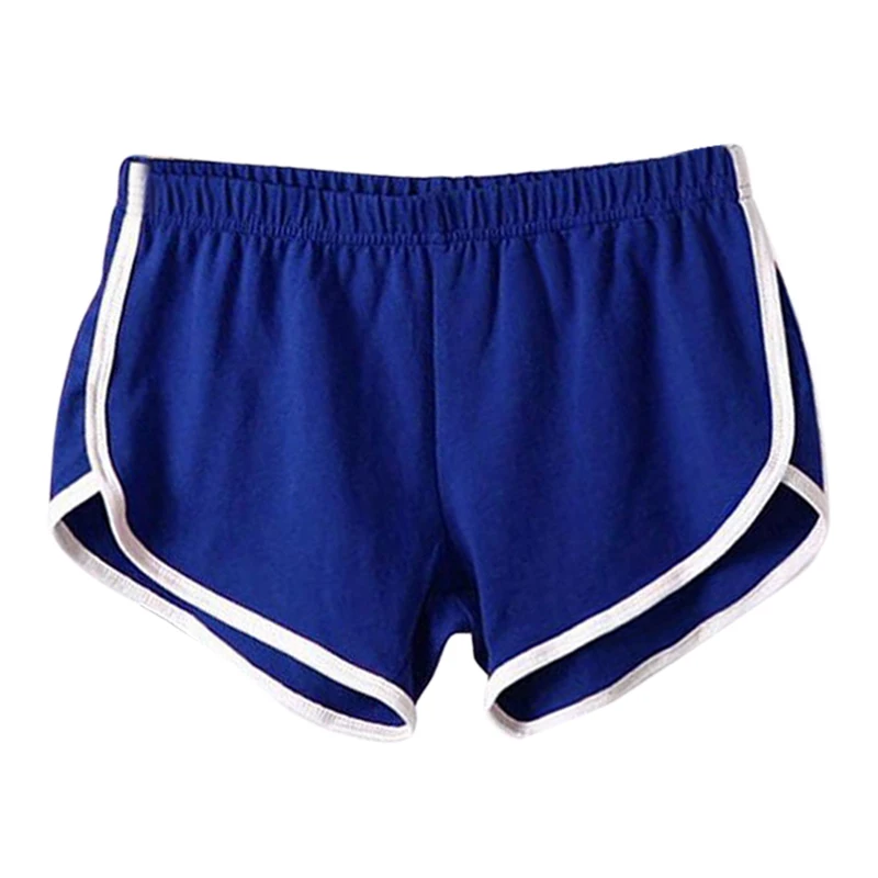 Blue Короткие спортивные Femme сексуальные женские беговые шорты для йоги пуш-бедра сексуальные средняя посадка для спортзала фитнес эластичные быстросохнущие шорты для бега - Цвет: Blue