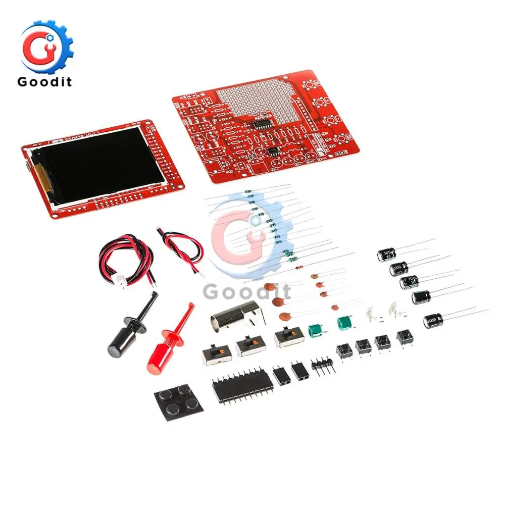 

Portable Oscilloscope DSO138 Mini 13805K 200KHz DC 3.5V-6V Digital Oscilloscope Upgraded Version DSO138 Oscilloscope DIY Kit