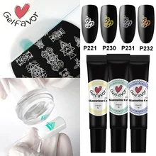 Gelfavor Гель-лак для ногтей штамповка для всех геллак набор краски пластины 8 г гель УФ-лак Полуперманентная основа маникюр ногтей искусство