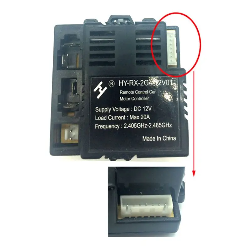 

Children Electric Car 2.4G Bluetooth Remote Control Receiver 12V 6V Start Controller Transmitter for Baby Car
