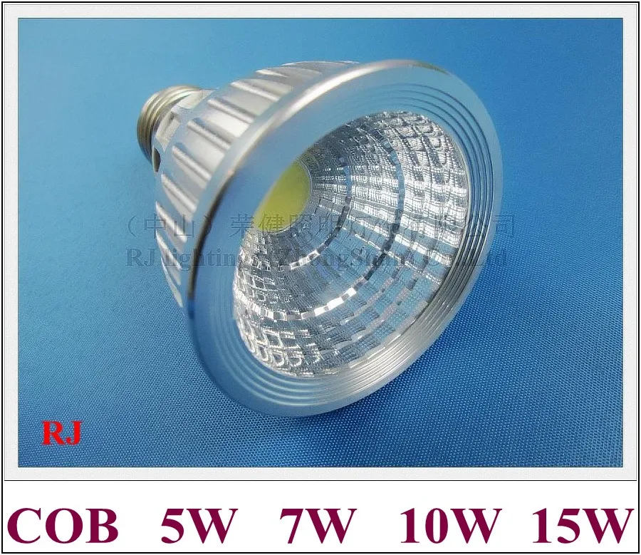 Светодиодный точечный светильник с COB матрицей 5 Вт 7 10 15 цоколем Е27|light spotlights|led light
