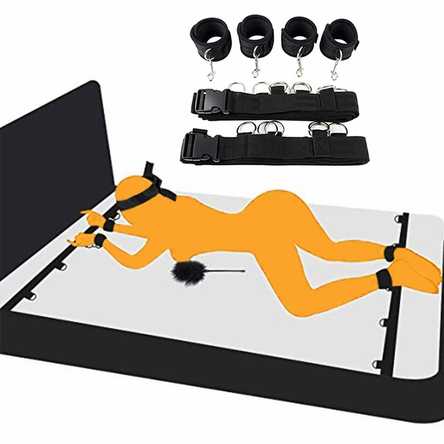 Juego sexual BDSM Bondage para adultos, juguetes eróticos para juegos de  pareja, esposas, puños de tobillo