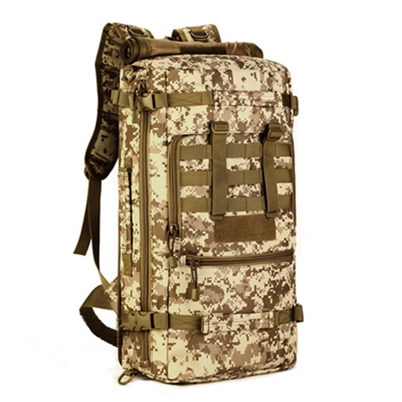  50L Large Outdoor Military Tactical Bag Hunting Camping Sports Backpack Nylon Waterproof Army Backp