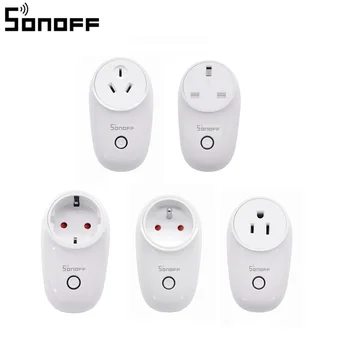 

SONOFF S26 10A Smart WiFi Socket Timer Wireless remote control Outlet US/UK/AU/EU Wireless Plug Power Sockets Smart Home