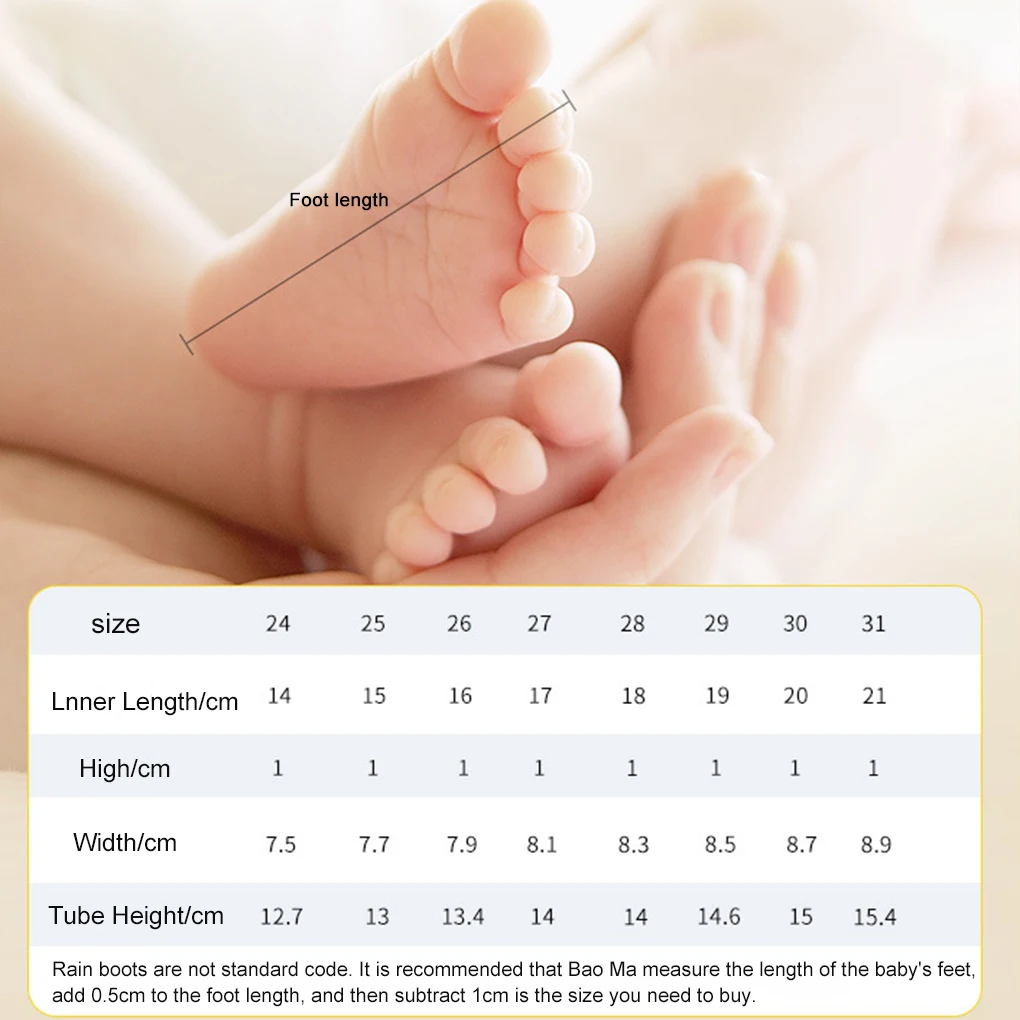 Детские резиновые сапоги для мальчиков и девочек Водонепроницаемый 3D с рисунком героев из мультфильма; с высоким берцем обувь для защиты от дождя на нескользящей подошве