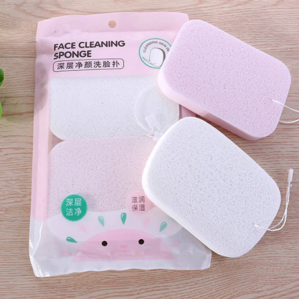 2 шт./компл. для женщин и девочек сотовое Глубокое Очищающее средство лица губка
