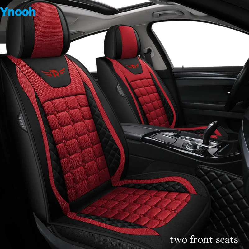 Ynooh чехлы для сидений автомобиля для hyundai getz accent 2008 santa fe tucson elantra creta veloster grand i10 ioniq i10 - Название цвета: color 1