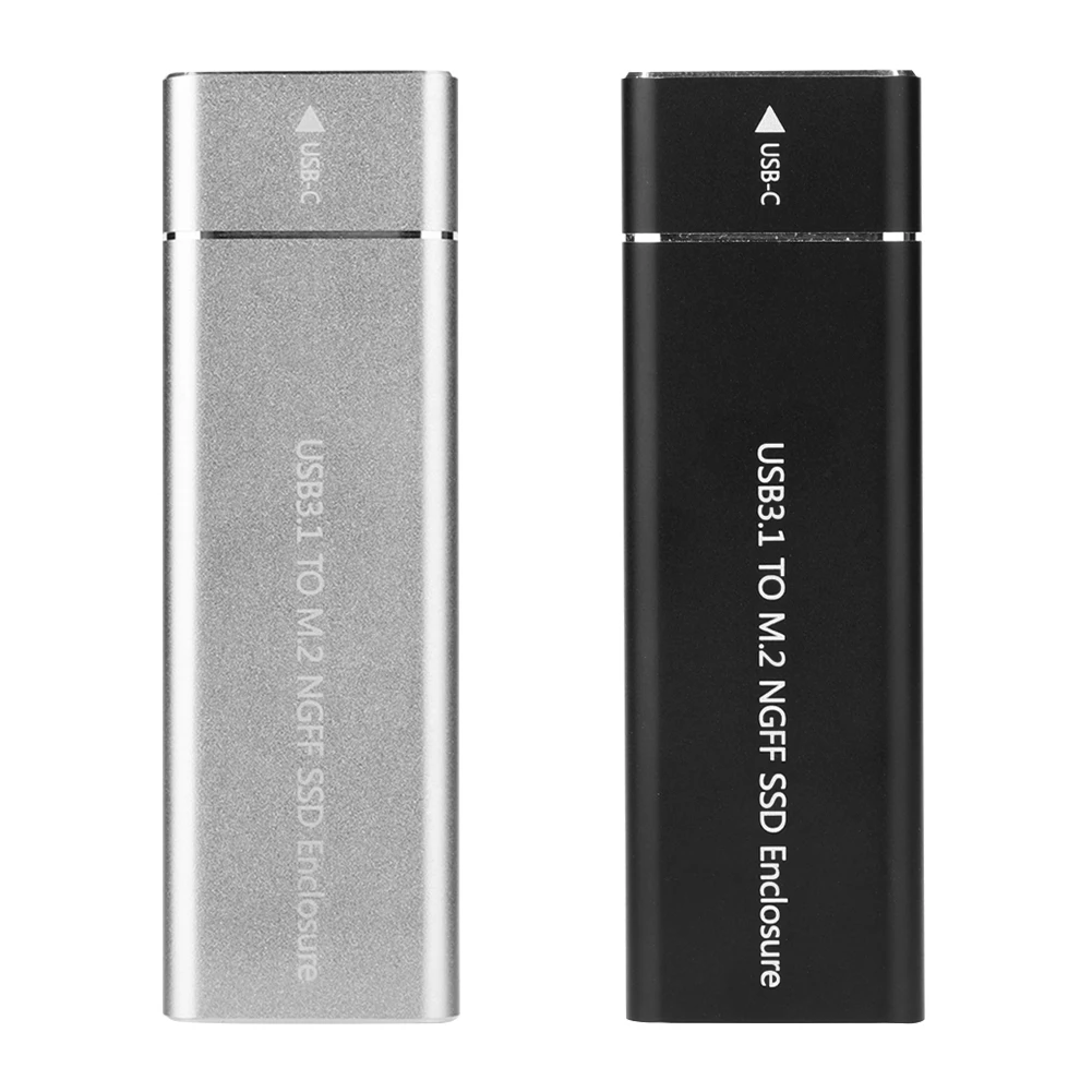 Алюминиевый сплав M.2 SSD Чехол B Ключ NGFF к USB 3 1 Gen Type C адаптер Внешний корпус для