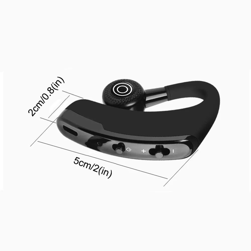 V9 Bluetooth Earphone Handsfree Wireless Headset Business Headset Drive Call Noise Canceling Voice Recognition Bluetooth Headset